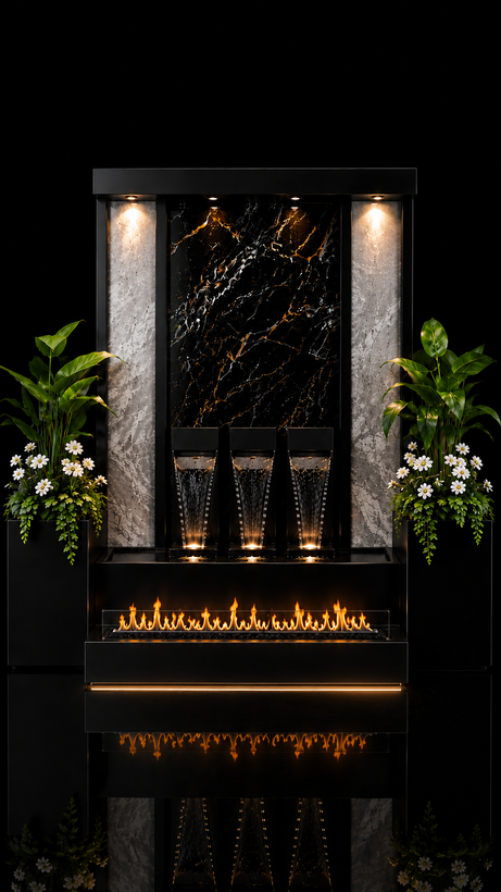 آبنما پرده ای سه نازله فرمیسک (کد0۷)