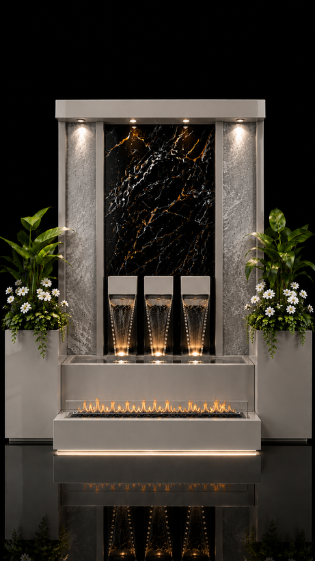 آبنما پرده ای سه نازله فرمیسک (کد0۷)