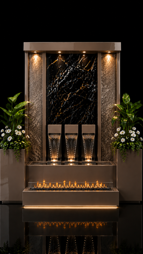 آبنما پرده ای سه نازله فرمیسک (کد0۷)